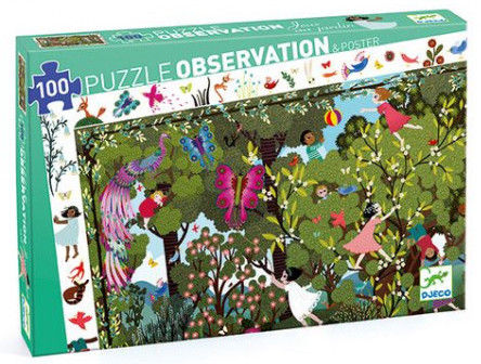 Puzzle d'observation Jeux au jardin Djeco